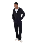 Low Tide Zip Hoodie in Black
