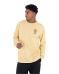 The Hurley Mens Dancer Sweatshirt in Hazelnut