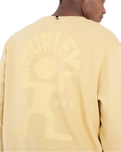 The Hurley Mens Dancer Sweatshirt in Hazelnut