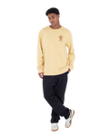 The Hurley Mens Dancer Sweatshirt in Hazelnut