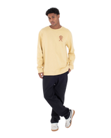 The Hurley Mens Dancer Sweatshirt in Hazelnut