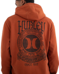 The Hurley Mens Built Live Fast Hoodie in Ranger