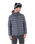 The Hurley Mens Cayuga Puffer Jacket in Dark Stone Grey