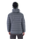 The Hurley Mens Cayuga Puffer Jacket in Dark Stone Grey