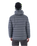 The Hurley Mens Cayuga Puffer Jacket in Dark Stone Grey