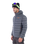 The Hurley Mens Cayuga Puffer Jacket in Dark Stone Grey