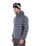 The Hurley Mens Cayuga Puffer Jacket in Dark Stone Grey