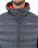 The Hurley Mens Cayuga Puffer Jacket in Dark Stone Grey