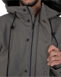 The Hurley Mens Bower Parka Jacket in Army