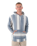 The Hurley Mens OG Hooded Poncho in Black Combo