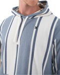 The Hurley Mens OG Hooded Poncho in Black Combo