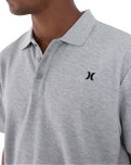 Icon Polo Shirt in Heather Grey