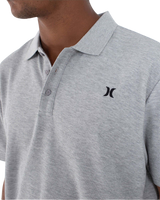 Icon Polo Shirt in Heather Grey