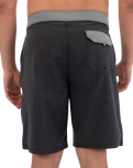 The Hurley Mens Phantom Eco Hybrid Panel Boardshorts in Black