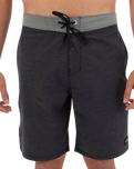 The Hurley Mens Phantom Eco Hybrid Panel Boardshorts in Black