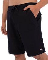 The Hurley Mens Built Hybrid Boardshorts in Black
