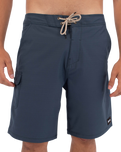 The Hurley Mens Built Hybrid Boardshorts in Destroyer