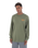 The Hurley Mens Customs Long Sleeve T-Shirt in Malverde