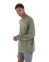 The Hurley Mens Customs Long Sleeve T-Shirt in Malverde