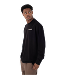 The Hurley Mens Dept Long Sleeve T-Shirt in Black