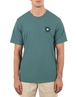 Flowered T-Shirt in Artillery
