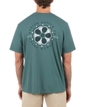 Flowered T-Shirt in Artillery