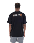 The Hurley Mens Corner T-Shirt in Black