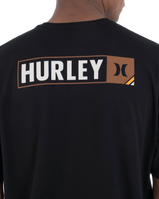 The Hurley Mens Corner T-Shirt in Black