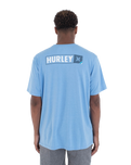 The Hurley Mens Corner T-Shirt in Aquifer Heather