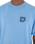 The Hurley Mens Corner T-Shirt in Aquifer Heather