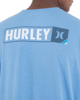 The Hurley Mens Corner T-Shirt in Aquifer Heather