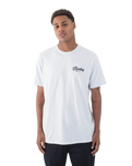 The Hurley Mens Raceway Slub T-Shirt in Platinum