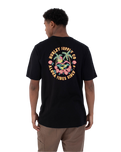 Hawaiian Island T-Shirt in Black