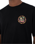 Hawaiian Island T-Shirt in Black
