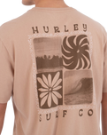 The Hurley Mens Cycles Of The Earth T-Shirt in Bristlecone