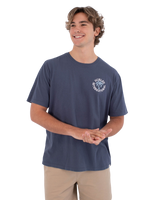 The Hurley Mens Palm T-Shirt in Monsoon