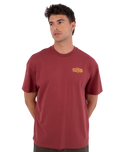 The Hurley Mens Fly T-Shirt in Cherry