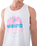 The Hurley Mens Palm World Vest in White