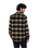 The Hurley Mens Portland Heavywight Flannel Shirt in Black