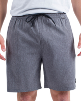 The Hurley Mens Phantom Flow Walkshorts in Black Heather