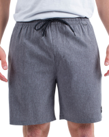 The Hurley Mens Phantom Flow Walkshorts in Black Heather