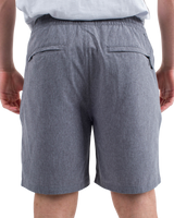 The Hurley Mens Phantom Flow Walkshorts in Black Heather