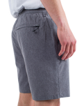 The Hurley Mens Phantom Flow Walkshorts in Black Heather