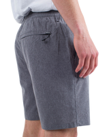 The Hurley Mens Phantom Flow Walkshorts in Black Heather