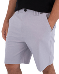 The Hurley Mens Phantom Heather Walkshorts in Khaki