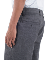 The Hurley Mens H2O Dri Coastal Walkshorts in Black Heather