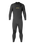 Comp 4/3mm Chest Zip Wetsuit in Black