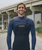 Comp+ 5/4mm Chest Zip Wetsuit in Black & Blue Nights