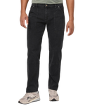 The Duer Ltd Mens Stretch Canvas Utility Trousers in Black