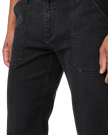 The Duer Ltd Mens Stretch Canvas Utility Trousers in Black